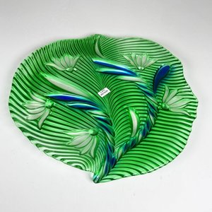 Lote anterior: Centro de mesa vidrio color, decoración vegetal 39 x 36 cm