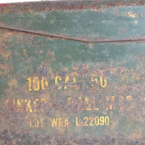 Caja Metálica para Municiones con Manija, Oxidada - imagen 3
