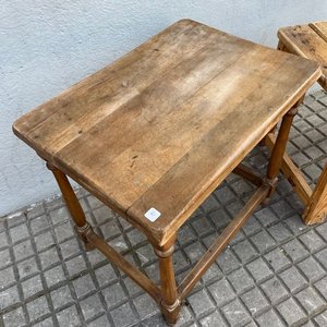 Dos Mesas de Madera para Living: Rústica y Patas Torneadas - imagen 6
