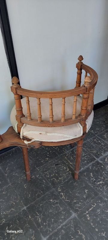 Sillon de Sala Doble Antiguo y Muy Lindo - imagen 8