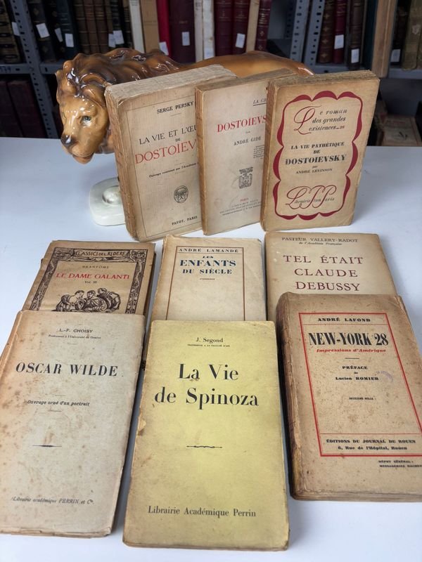 Lote siguiente: Novelas Famosas en Francés, Dostoyevski y Oscar Wilde