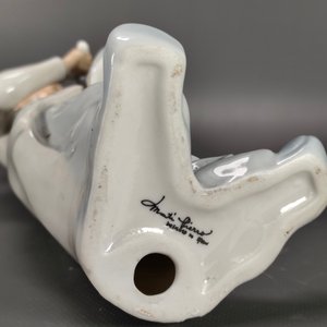 Figura de Porcelana de Payaso con Tambor, Sellado - imagen 7