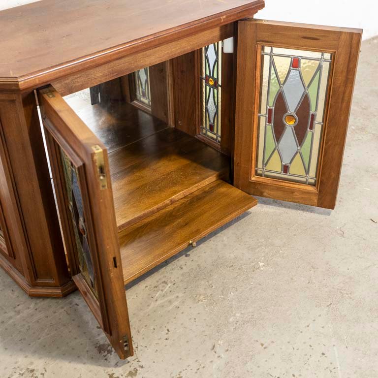Mueble bar con vitraux y detalles en lustre - imagen 3