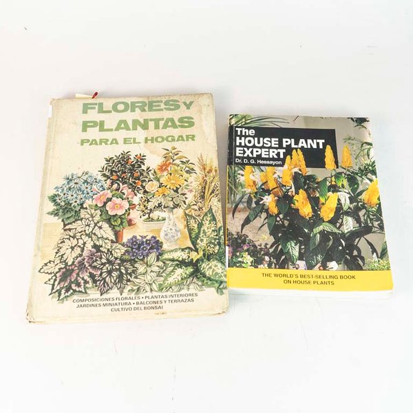 2 Libros: The House Plant Expert y Flores y Plantas para el Hogar - imagen 1