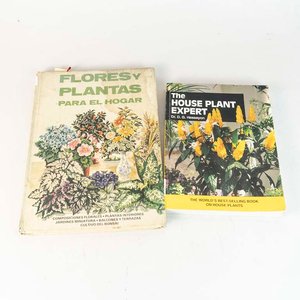 2 Libros: The House Plant Expert y Flores y Plantas para el Hogar - imagen 1