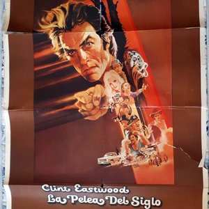 Lote siguiente: Poster Original "La Pelea Del Siglo" (Any Which Way You Can) con Clint Eastwood - 1980