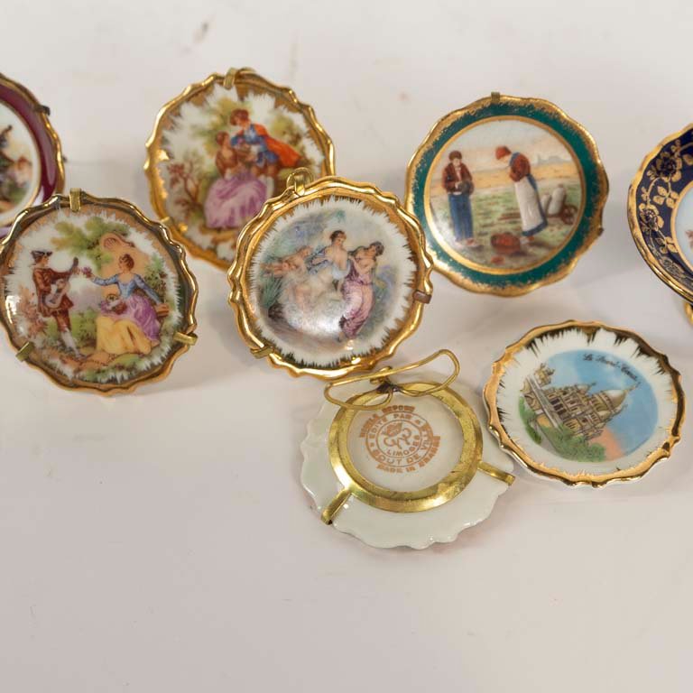Adornos Limoges Miniatura - Centrito y Platitos - imagen 2