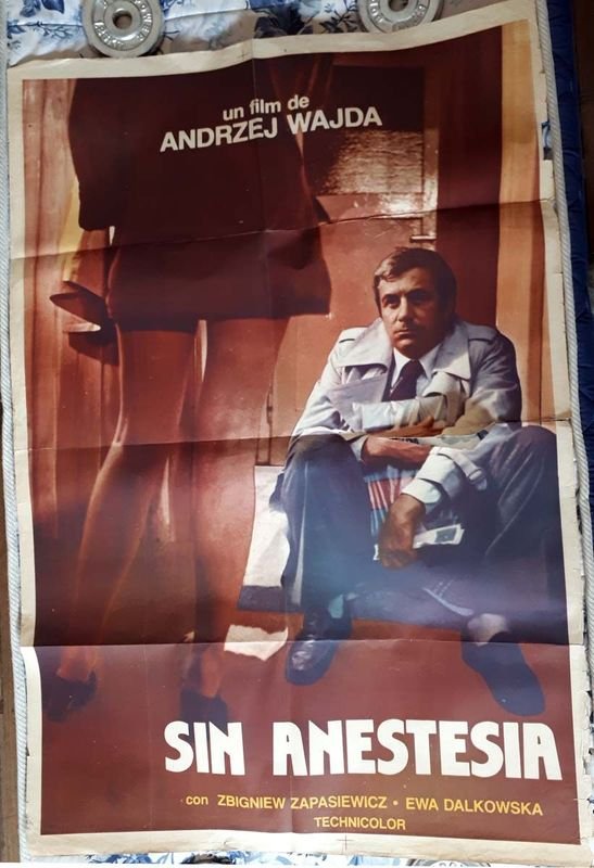 Poster Original Cine "Sin Anestesia" Andrzej Wajda 1978