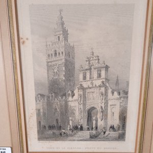 Grabado "Tour de la Giralda", Marco Dorado - imagen 3