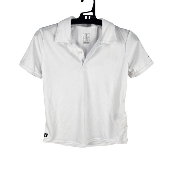 Remera Polo Tenis Niño Blanca Talle 8-9 Años