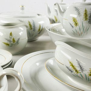Juego de Vajilla Olmos Blanca Floral: Sopera, Tetera, Cafetera y Más (14 Piezas) - imagen 3