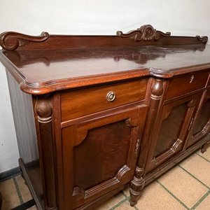 Aparador Antiguo Estilo Inglés en Madera Noble - imagen 3