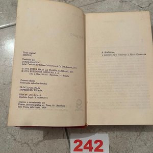 Lote anterior: Libro "Serpico" de Peter Maas, Edición Grijalbo 1974