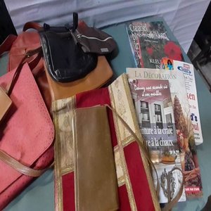 Lote siguiente: Carteras y Libros Varios