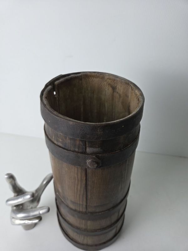 Mantequera antigua de madera para venta - imagen 3