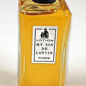 Perfume Francés My Sin de Lanvin "Lotion" - Botella Vintage - imagen 2
