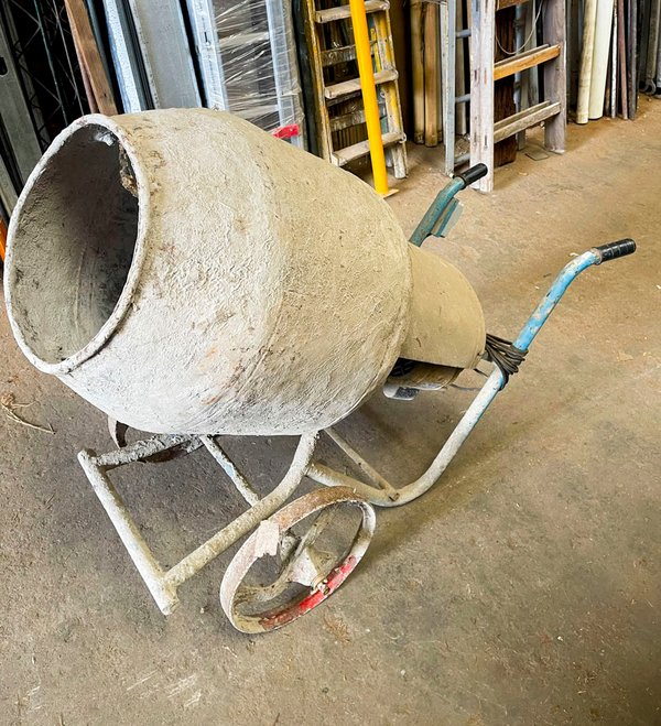 Hormigonera Trompo Monofásica con Motor Eléctrico