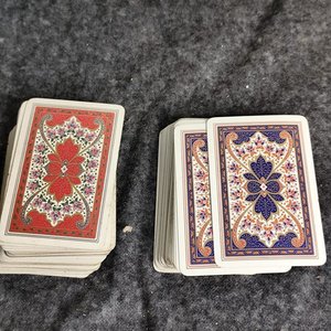 Dos Mazos de Cartas de Poker Alitalia con Estuche Original - imagen 4
