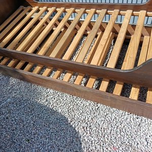 Cama Marinera de Madera Oscura con Carro Inferior - imagen 3