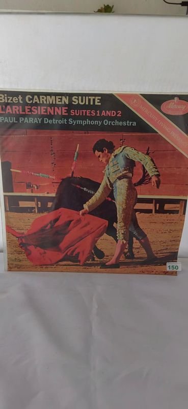Disco de Vinilo Bizet Carmen Suite L'Arlésienne - Paul Paray Detroit Symphony Orchestra