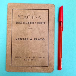 Libreta de Compra a Plazo CACILSA Canelones Uruguay - Documento Histórico - imagen 1