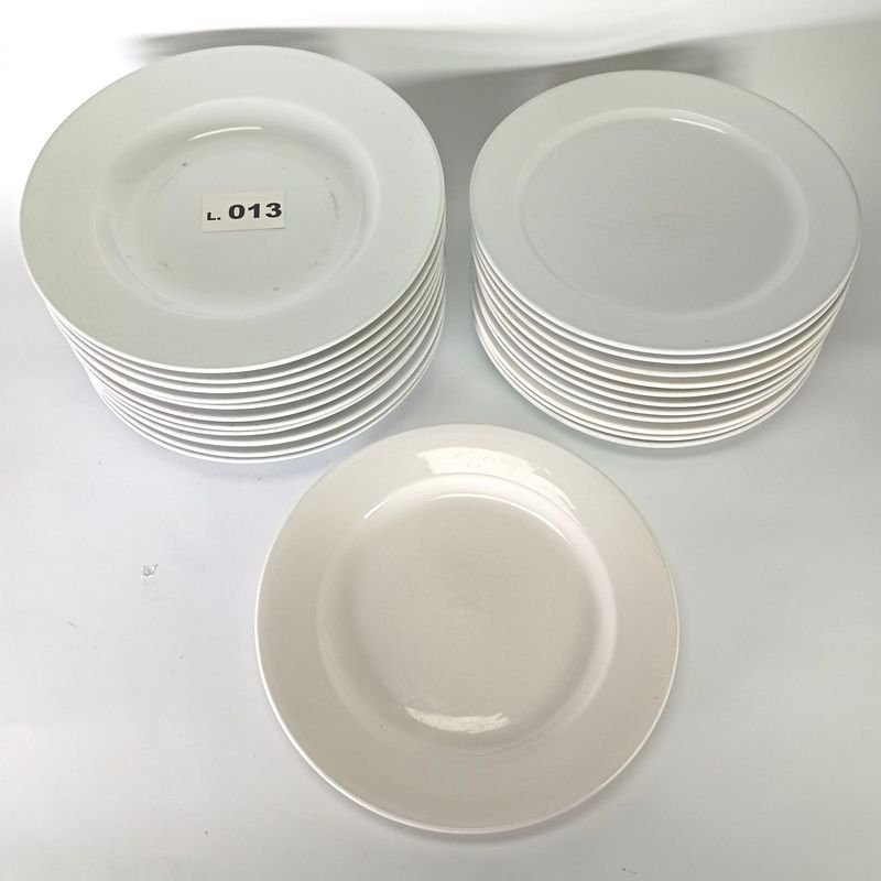 Platos de porcelana blanca en excelente estado - imagen 2