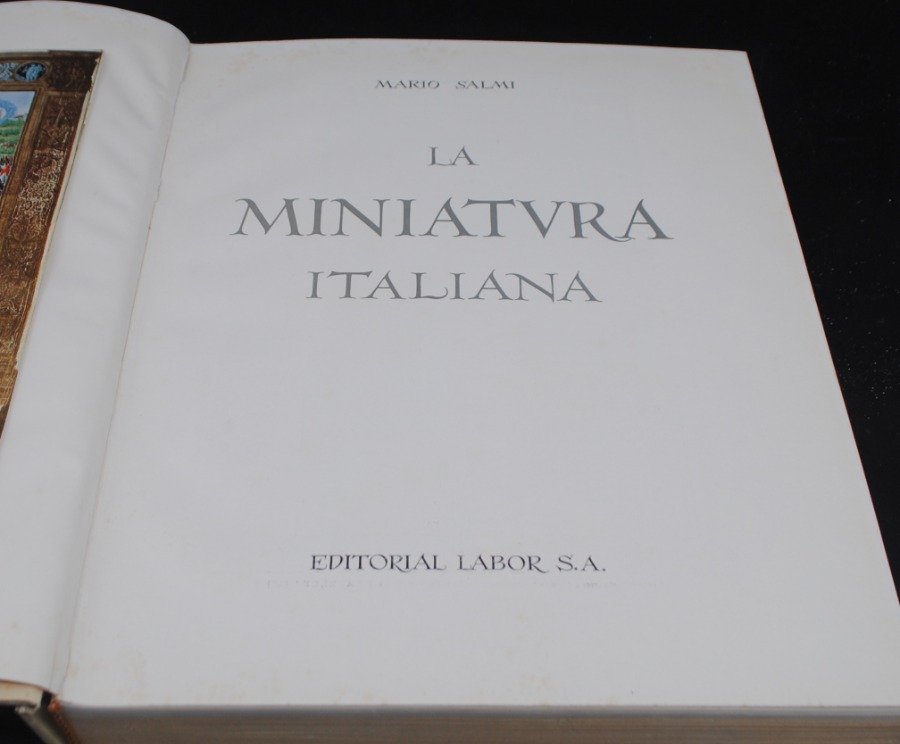 Libro de arte italiano La Miniatura - imagen 3