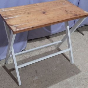 Mesa Plegable de Madera y Metal - imagen 2
