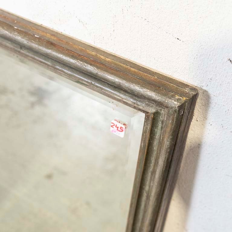 Espejo biselado con marco de madera para decorar - imagen 2