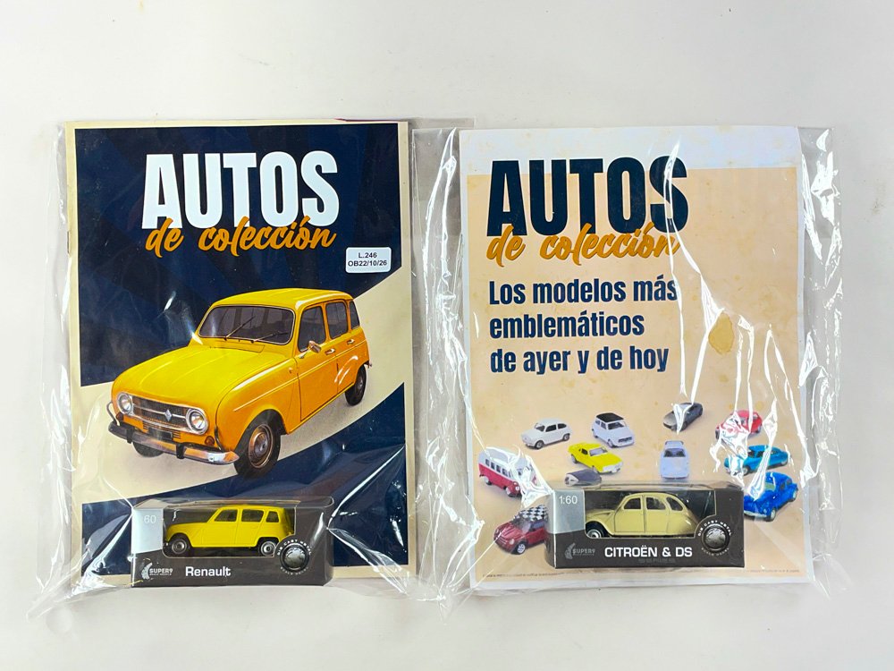 Dos Autos a Escala 1/60: Renault 4 y Citroën DS