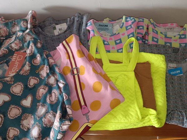 Vestidos de niña manga larga estampados y lisos - imagen 1