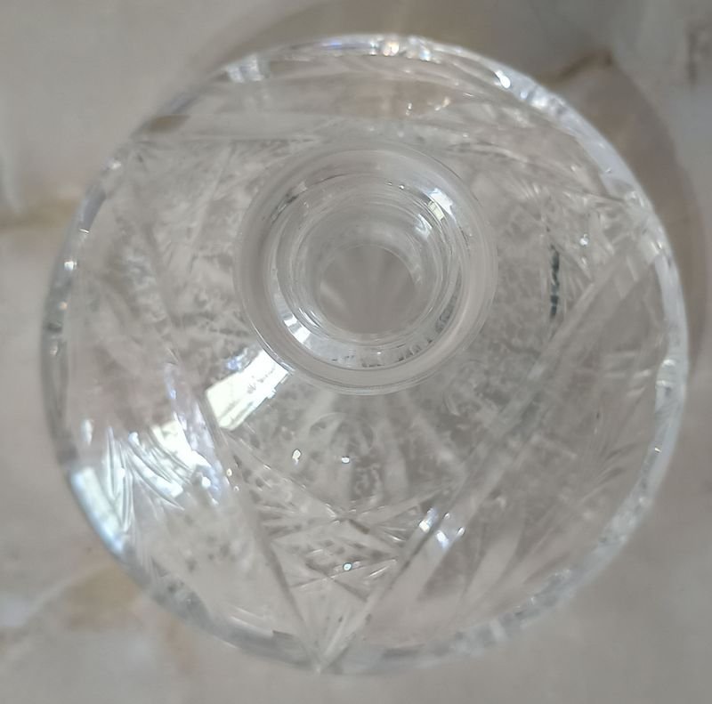 Decantador de Cristal Facetado sin Tapón - imagen 2