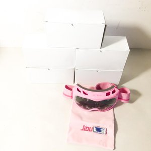 Cinco Masajeadores Faciales Tipo Lentes Rosados con Estuche - imagen 1