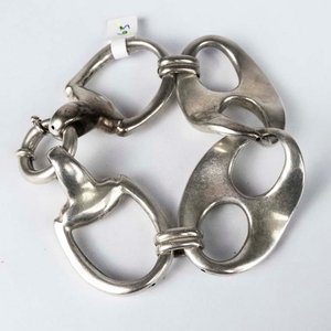 Lote anterior: Pulsera de Plata Hueca Estilo Ecuestre - 20 cm