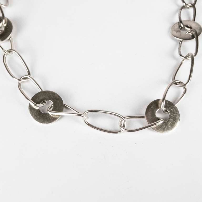 Cadena de plata en excelente condición - imagen 1