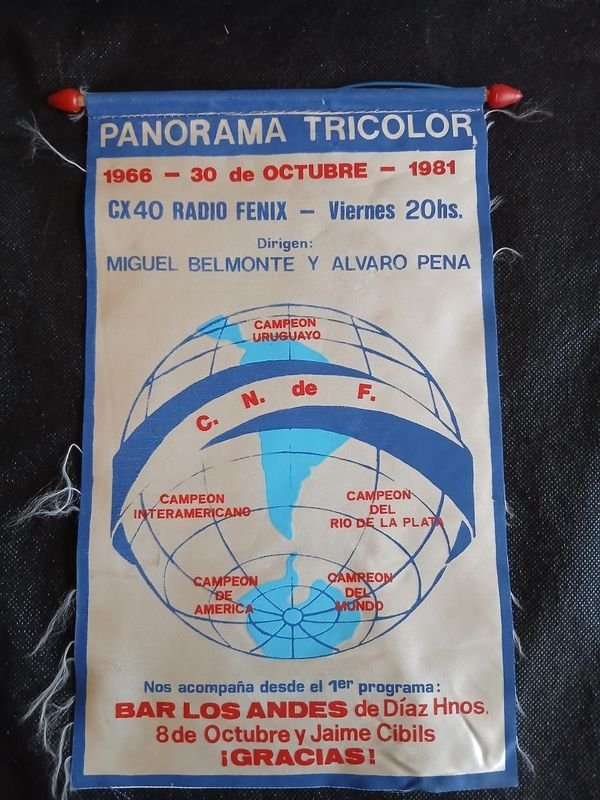 Banderín Histórico Programa Radial "Panorama Tricolor" (1966-1981)