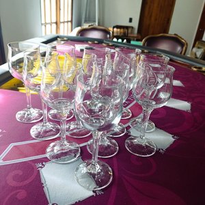 Copas de Cristal de Bohemia Modelo Diana para Vino - imagen 1