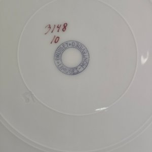 Conjunto de 42 piezas de porcelana Limoges: platos hondos, llanos, medianos y chicos - imagen 13