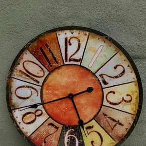 Reloj de Pared Vintage con Números Grandes - 57 cm Diámetro - imagen 3