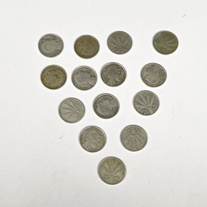 Lote de 14 Monedas Uruguayas de Plata "Chanchitas" - imagen 2