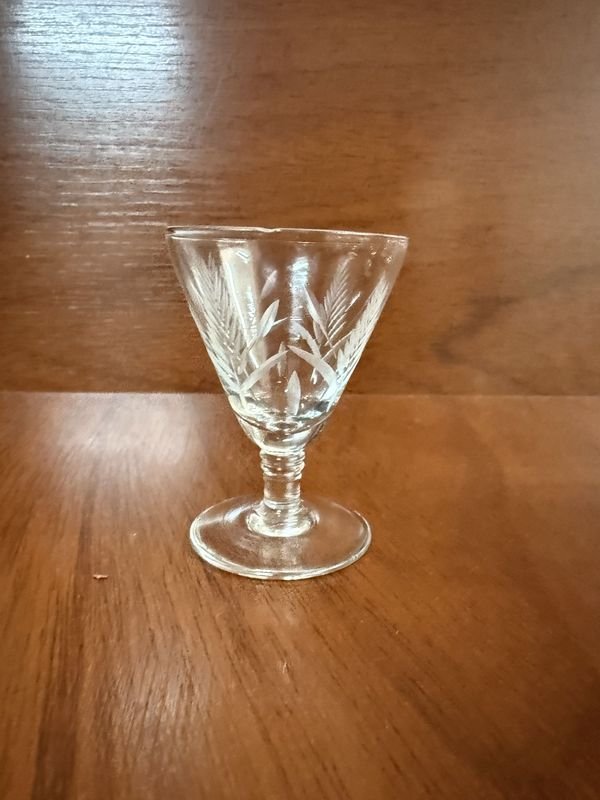 Juego completo de cristal labrado para vino - imagen 11