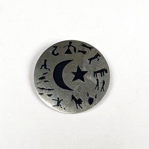 Prendedor de Plata 925 Mexicano con Signos del Zodíaco - imagen 2