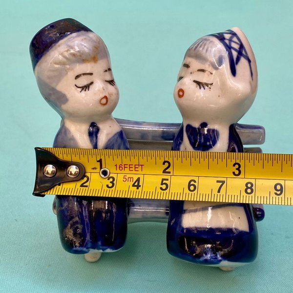 Antiguo y hermoso adorno holandés de cerámica Delft - imagen 6