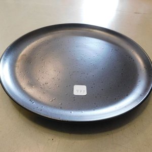 Plato de mesa negro - imagen 3