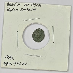 Fracción de Calco de Esmirna en Jonia, Grecia Antigua Helenística (190-145 a.C.) - imagen 3