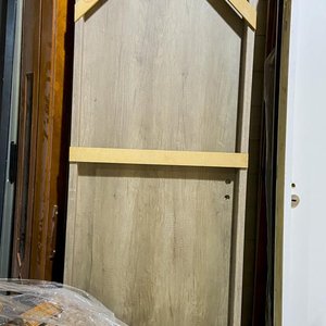Dos puertas interior mdf color beige con detalle 203 x 75 cm - imagen 1