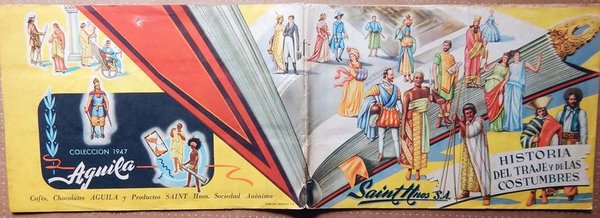 Álbum de Figuritas "Historia del Traje y de las Costumbres" - Sain Hnos, 1947 - imagen 1