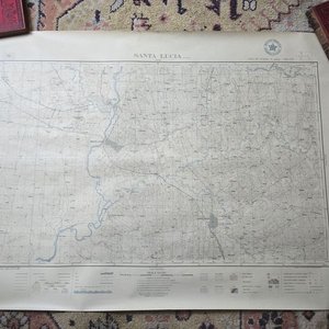 Mapa Topográfico Santa Lucía Cardal, Instituto Geográfico Uruguayo - imagen 1