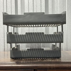 Bandejas Organizadoras Apilables de Plástico Gris - imagen 6