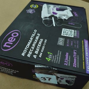 Rotomartillo Recargable Neo 4 en 1, 20V, 22mm - imagen 3